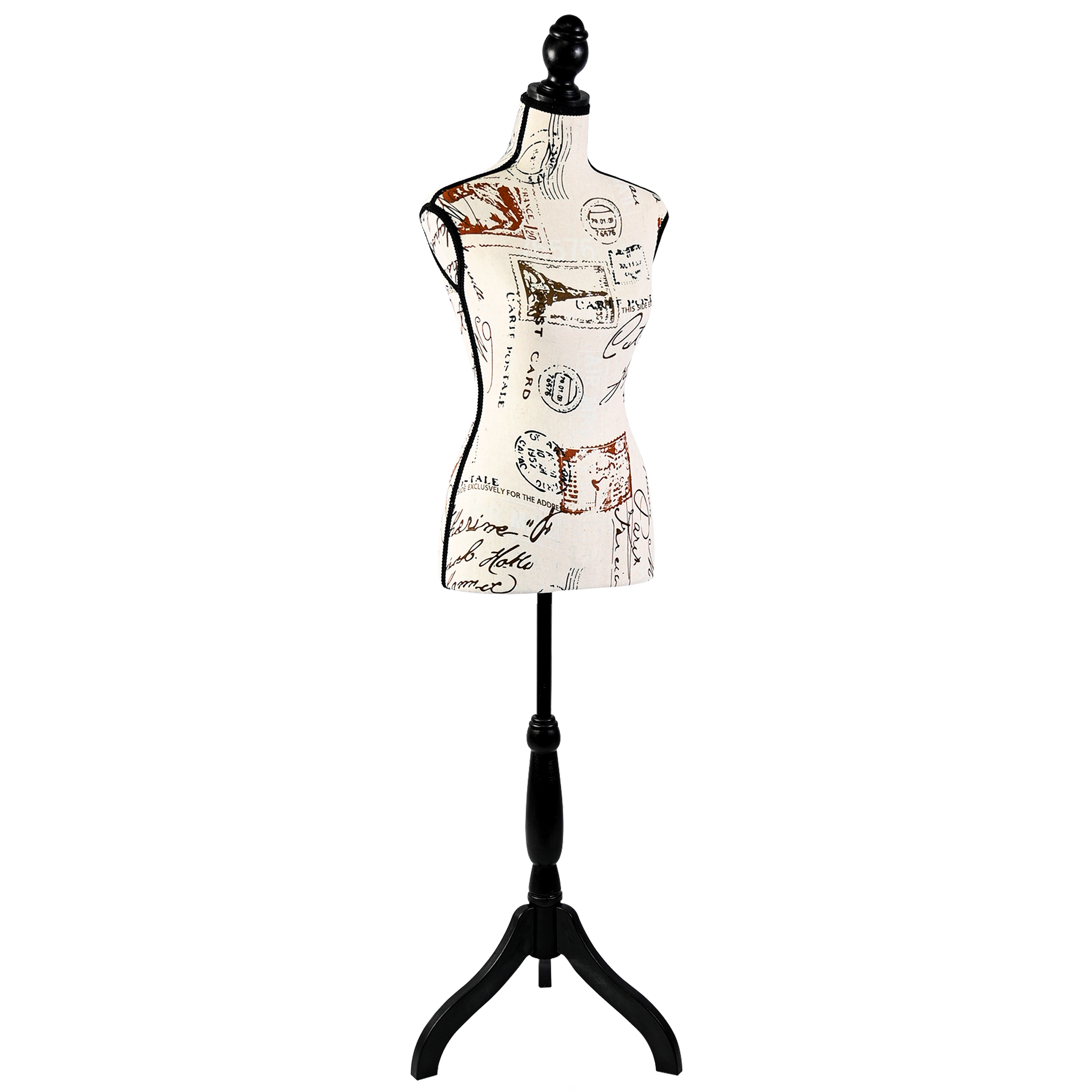Female Torso Mannequin Black